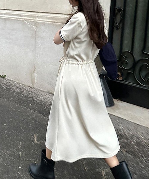 「FREE STYLISTS」 「LIMI」シャツワンピース FREE グレー レディース_画像6