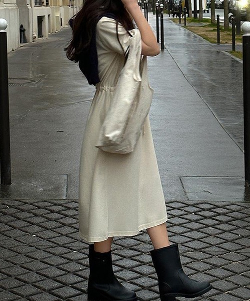 「FREE STYLISTS」 「LIMI」シャツワンピース FREE グレー レディース_画像7
