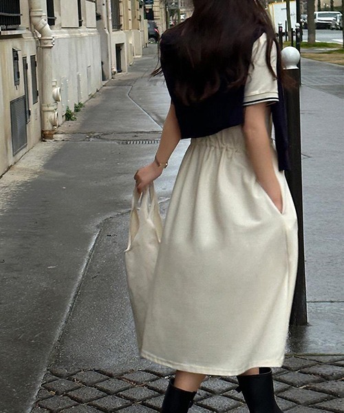 「FREE STYLISTS」 「LIMI」シャツワンピース FREE グレー レディース_画像9
