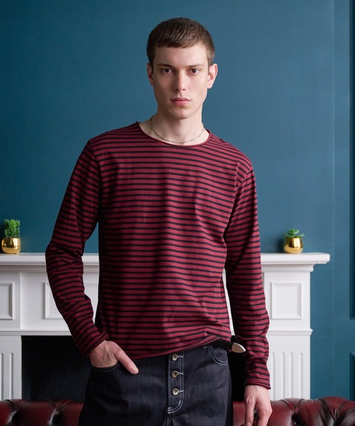 Regen Glanz tシャツ raw-edge essential long sleeve tee / ロウ