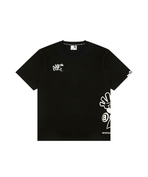 「AAPE BY A BATHING APE」 半袖Tシャツ LARGE ブルー系その他2 メンズ_画像5