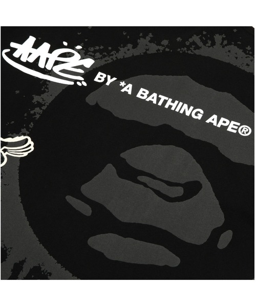 「AAPE BY A BATHING APE」 半袖Tシャツ LARGE ブルー系その他2 メンズ_画像7