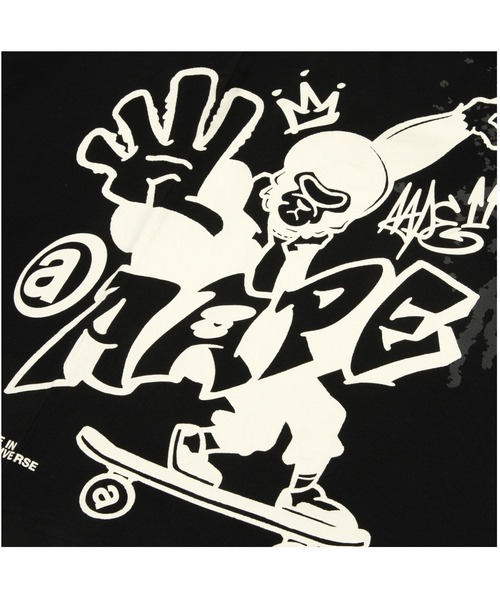「AAPE BY A BATHING APE」 半袖Tシャツ LARGE ブルー系その他2 メンズ_画像8