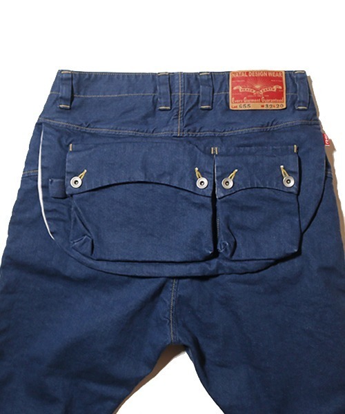 ネイタルデザイン　G55 Sarouel Flap Denim Pants G55 Sarouel Flap Denim Pants -AUTHENTIC- - NATAL DESIGN