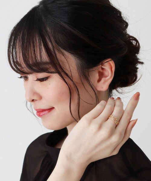 COCOSHNIK（ココシュニック） 指輪 リング K18ハニーカットボール 形状