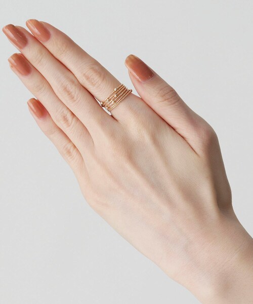 COCOSHNIK（ココシュニック） 指輪 リング K18ハニーカットボール 形状