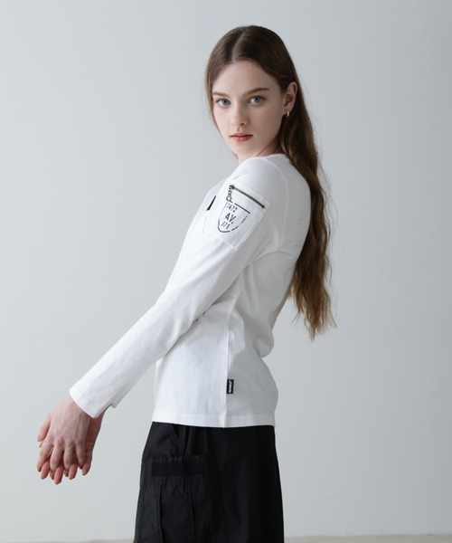 AVIREX tシャツ ファティーグロングスリーブティーシャツ/ L/S