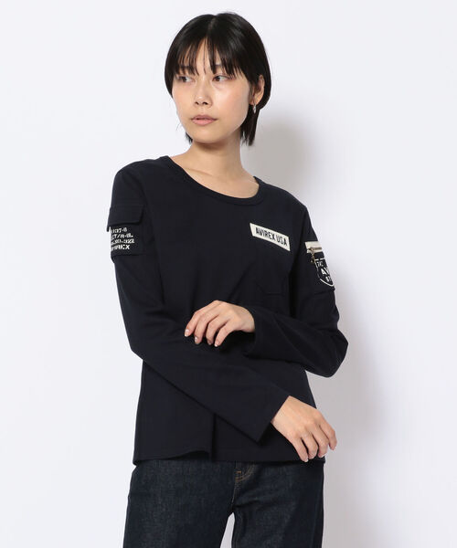 tシャツ ファティーグロングスリーブティーシャツ/ L/S FATIGUE T-SHIRT レディース FATIGUE L／S T-SHIRT／ ファティーグロングスリーブTシャツ