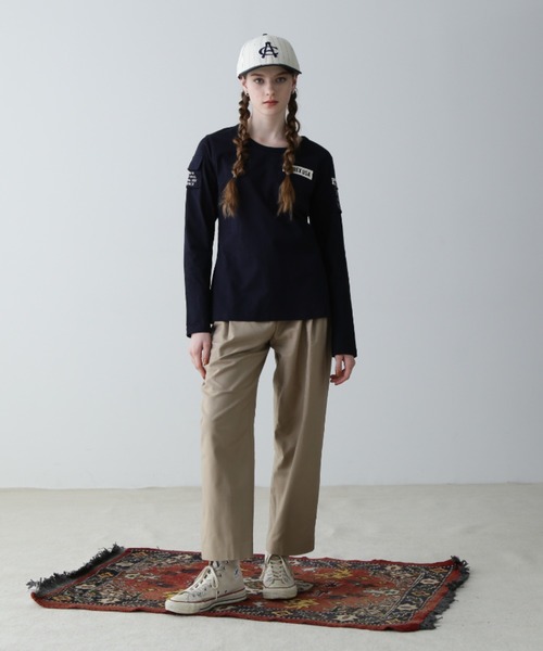 tシャツ ファティーグロングスリーブティーシャツ/ L/S FATIGUE T-SHIRT レディース AVIREX tシャツ ファティーグロングスリーブティーシャツ/ L/S