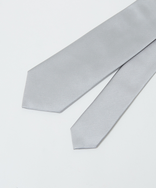 ABAHOUSE（アバハウス） ネクタイ 「定番」シルク 無地 ネクタイ