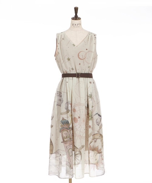 axes femme ワンピース タロットカードモチーフワンピース