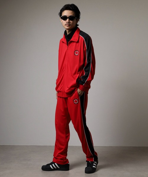 に*ち様 jsb 三代目 ジャージセットアップ 上下 レッド 赤 に*ち様 jsb 三代目 ジャージセットアップ 上下 レッド 赤 に*ち