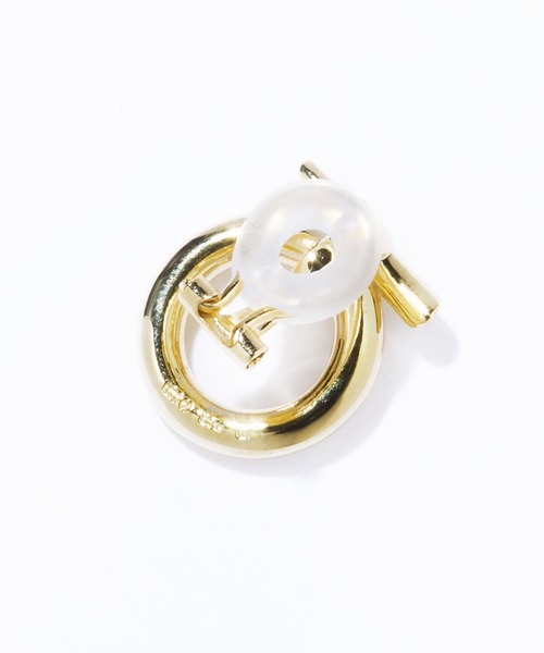 イヤリング 「IRIS 47」door knock earring / silver，gold DEG1 レディースの画像