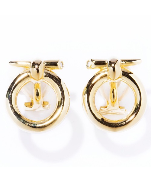 イヤリング 「IRIS 47」door knock earring / silver，gold DEG1 レディースの画像