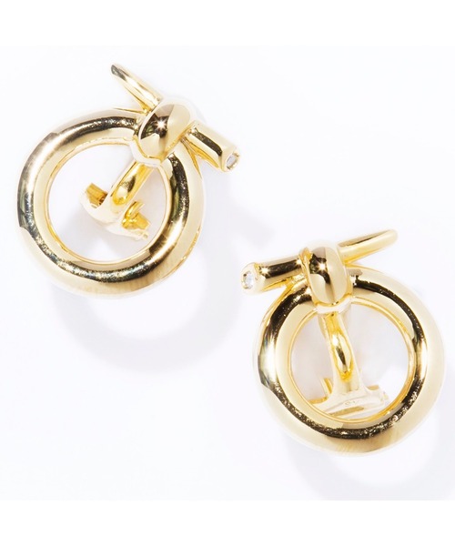イヤリング 「IRIS 47」door knock earring / silver，gold DEG1 レディースの画像