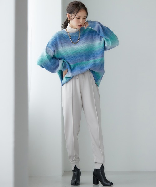 miclat（ミクラ） ニット 大きいサイズ グラデーションニット