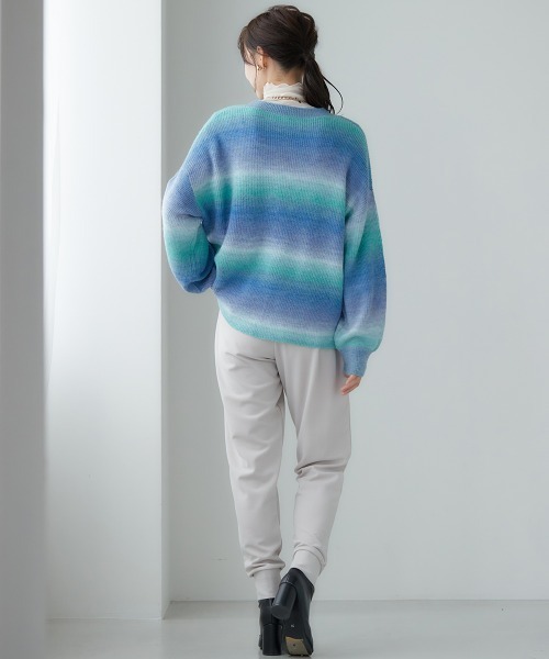 miclat（ミクラ） ニット 大きいサイズ グラデーションニット