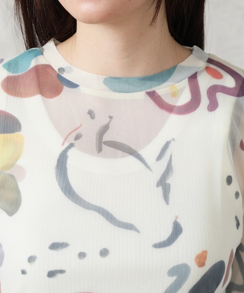 tシャツ Common Noun/kana akiyama シアートップス半袖 レディース tシャツ Common Noun/kana akiyama シアートップス半袖