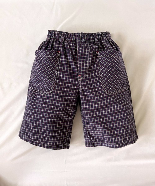 DOUBLE JAPAN ハーフパンツ パンツ 短パン 「日本製」チェック柄ハーフ