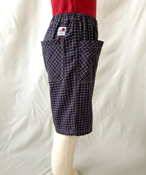 DOUBLE JAPAN ハーフパンツ パンツ 短パン 「日本製」チェック柄ハーフ