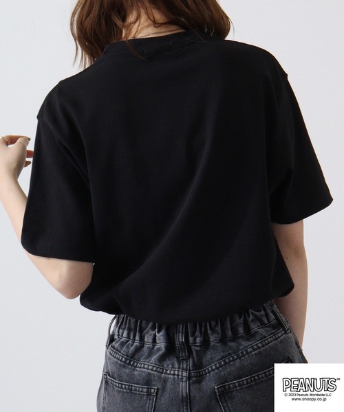 トップス n PEANUTS tシャツ スヌーピー ヘビーウェイト ロック Tシャツ