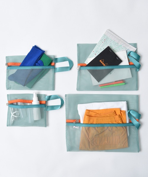 CALIFORNIA OUTFITTERS ポーチ 3-12C3 メッシュ トラベル ポーチ 4点