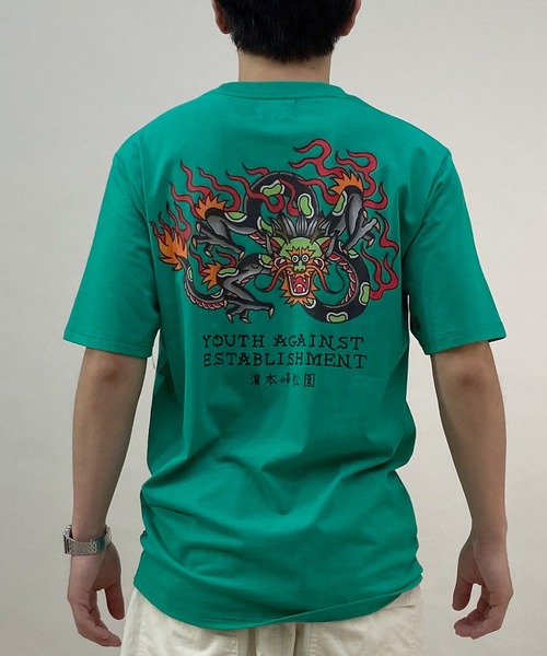 tシャツ Tシャツ メンズ VOLCOM/ボルコム Tシャツ 半袖Tee バックプリント ドラゴン AF312401｜zozo｜14