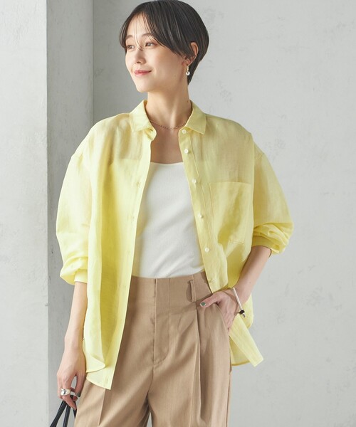 SHIPS ブラウス SHIPS（シップス） ブラウス シャツ 「手洗い可能」IMPERIAL LINEN