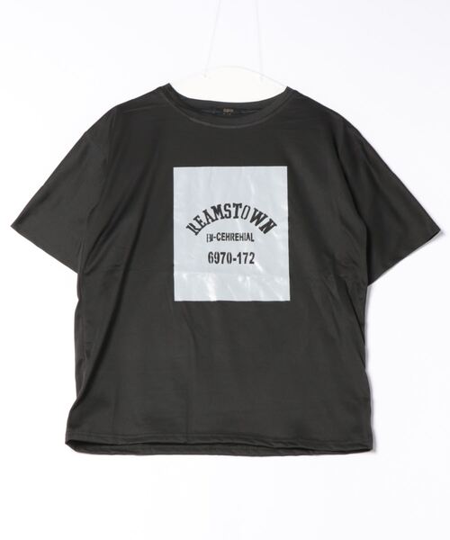 tシャツ フロントプリント オーバーサイズTシャツ レディース