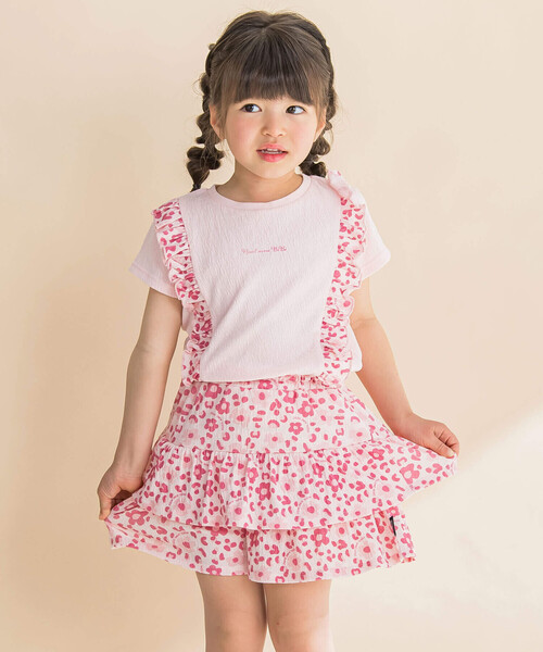希少モデル】ヘルノ☆フリルTシャツ 総柄 入手困難 即完売注意
