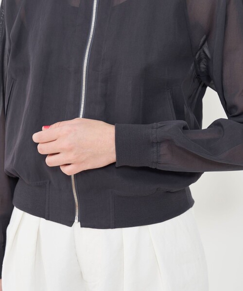 未使用級✨ギャルリーヴィー ボイルワッシャー ラグランスリーブブルゾン 24年 ボイルワッシャー ラグランスリーブブルゾン | GALERIE VIE (Women