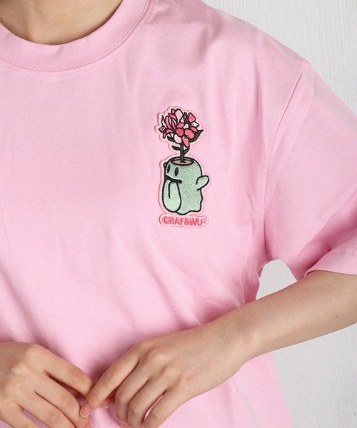 GRAF＆WU（グラフアンドウー） tシャツ フラワーポット BOOGHOST