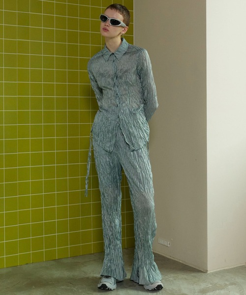 MAISON SPECIAL ブラウス シャツ Twisted Pleats Compact Shirt