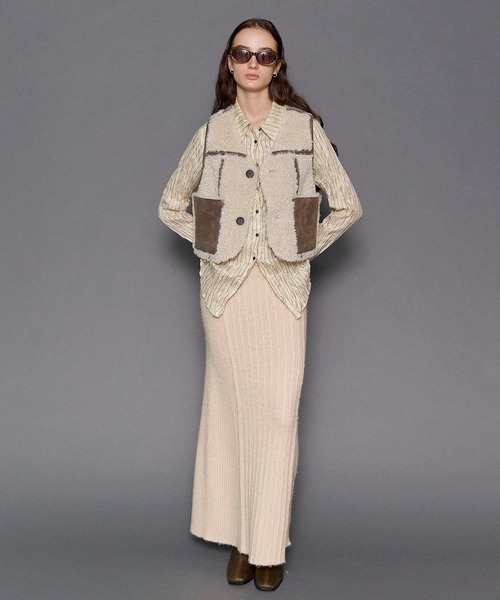 MAISON SPECIAL ブラウス シャツ Twisted Pleats Compact Shirt