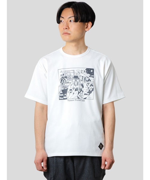 narifuri（ナリフリ） tシャツ NFC ポップコーンニットプリントTシャツ