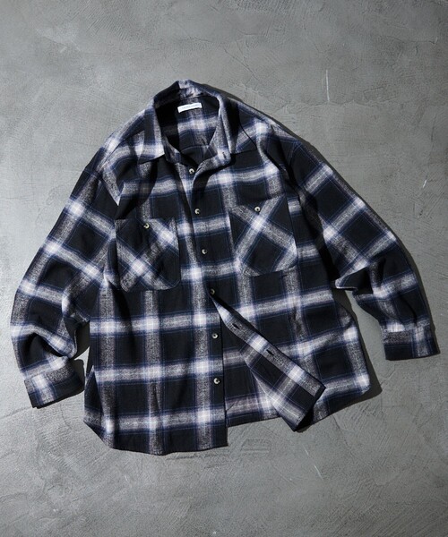 FREAK'S STORE シャツ FREAK'S STORE/フリークスストア オンブレ