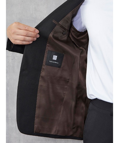 美品✨ パーフェクトスーツファクトリー パンツ スーツ セットアップ ストライプ Perfect Suit FActory（パーフェクト スーツ ファクトリー
