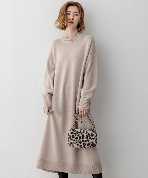 ワンピース 「洗える」カシミヤブレンド ニットワンピース | 23区 | 01