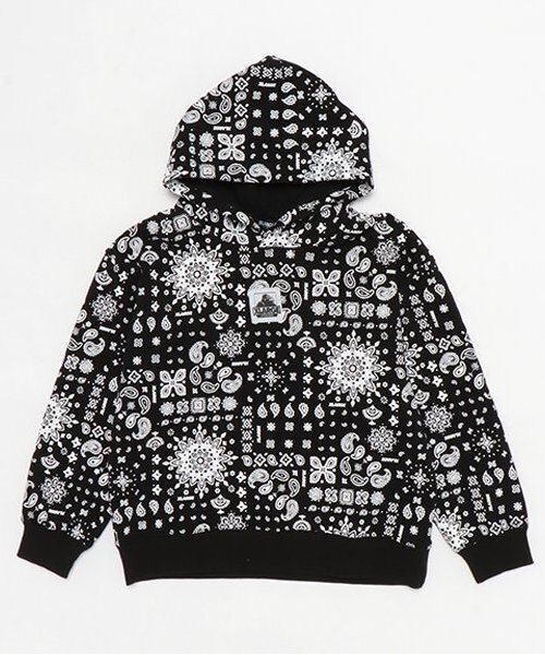 XLARGE KIDS（エクストララージ キッズ） パーカー 総柄ペイズリー