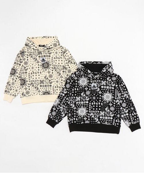 XLARGE KIDS（エクストララージ キッズ） パーカー 総柄ペイズリー