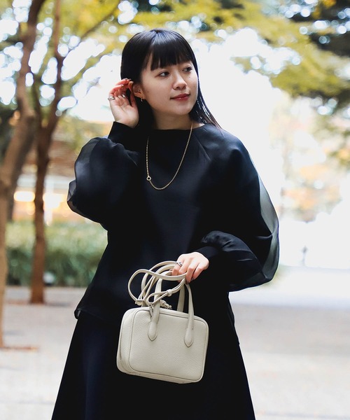 tシャツ シアー ダンボール プルオーバー レディース