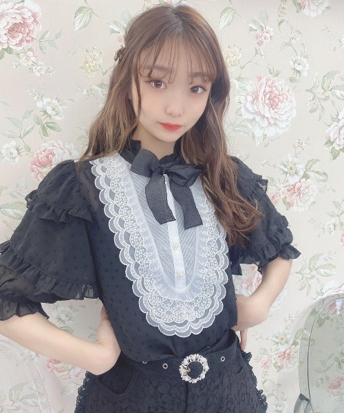 swankiss スワンキス ビジュー半袖ブラウス　まとめ売りフリーサイズ地雷系 swankiss スワンキス ビジュー半袖ブラウスまとめ売り