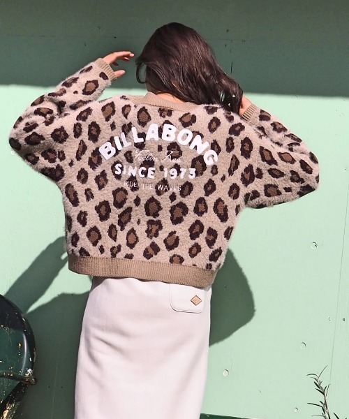 BILLABONG カーディガン レディース SHAGGY SWEATER CADI