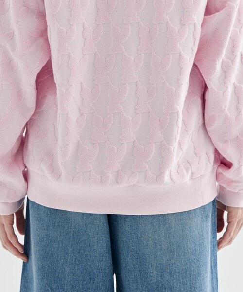 トレーナー スウェット 「MASU/エムエーエスユー」ANGEL PILE JACQUARD SWEATSHIRT レディース MASU トレーナー スウェット 「MASU/エムエーエスユー」ANGEL