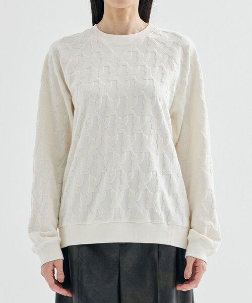 トレーナー スウェット 「MASU/エムエーエスユー」ANGEL PILE JACQUARD SWEATSHIRT レディース MASU トレーナー スウェット 「MASU/エムエーエスユー」ANGEL