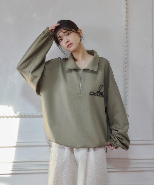 LANTINAM（ランティナム） トレーナー スウェット ブレードロゴハーフ