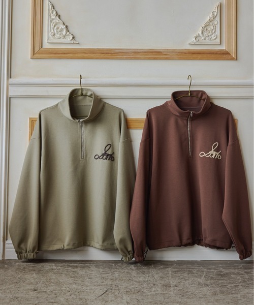 LANTINAM（ランティナム） トレーナー スウェット ブレードロゴハーフ