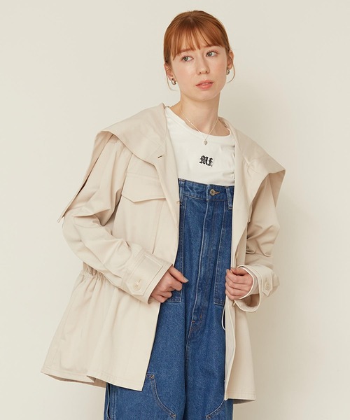 MILKFED.（ミルクフェド） コート アウター BIG COLLAR JACKET 