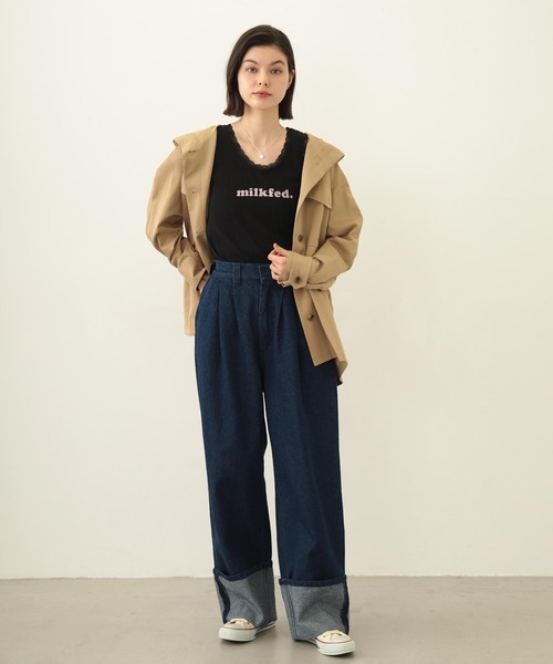 MILKFED.（ミルクフェド） コート アウター BIG COLLAR JACKET 