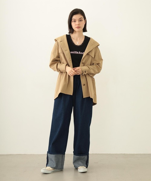 MILKFED. - MILKFED アウター　コート MILKFED.（ミルクフェド） コート アウター BIG COLLAR JACKET